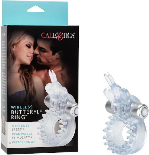 Calexotics Vibrating Wireless Butterfly Cock Ring Пръстен Петел Прозрачен