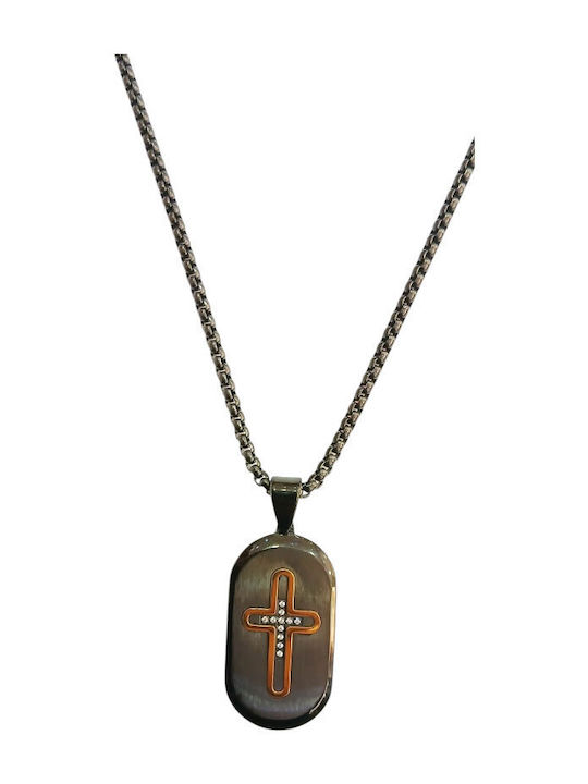 Kalliopi Silver Κολιέ από Ατσάλι Kalliopi Silver Κολιέ από Ατσάλι