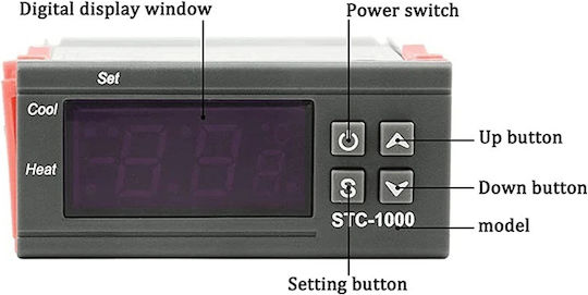 Senzor Termostat NTC LCD NTC STC-1000 230V