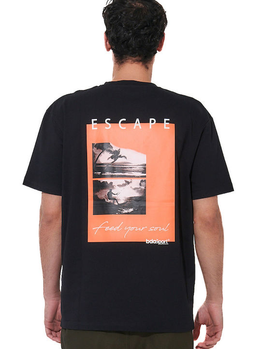 T-shirt Μαύρο