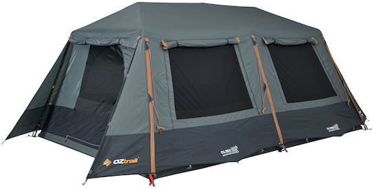 OZtrail Fast Frame Headland 10P Summer Camping Tent Green for 10 People 430x305x200cm