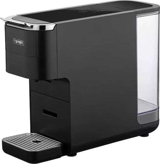 Raven Coffee Machine Eek001c Black 3 Coffee Adapters