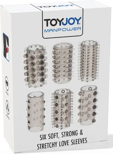 ToyJoy Power Penis Stretchy Penis Ring Sleeves Penis-Verlängerung Transparente