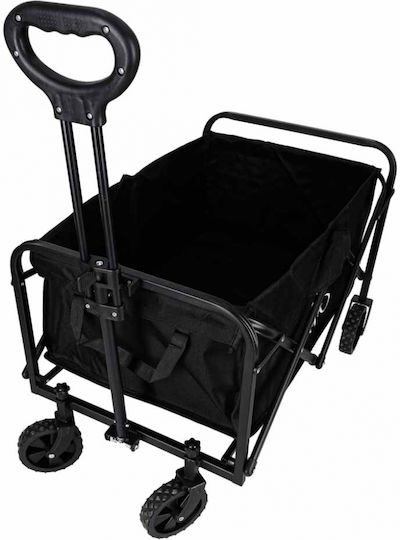 Ikonka Cărucior Pliabil Mâner Telescopic Universal Sarcină Maximă 100 Kg