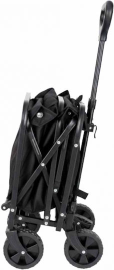 Ikonka Cărucior Pliabil Mâner Telescopic Universal Sarcină Maximă 100 Kg