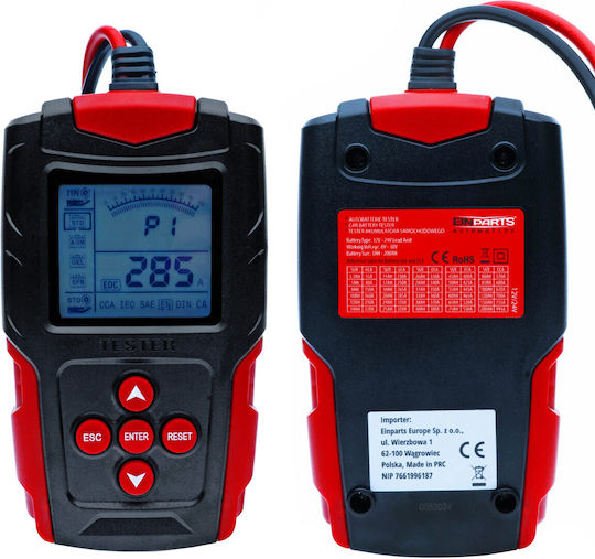 Einparts 12/24v Lcd Тестер За Батерии Съпротивление Стартов Ток