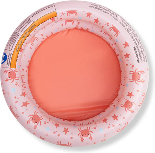 Swim Essentials Στρογγυλή Πισίνα Φουσκωτή Κόκκινη