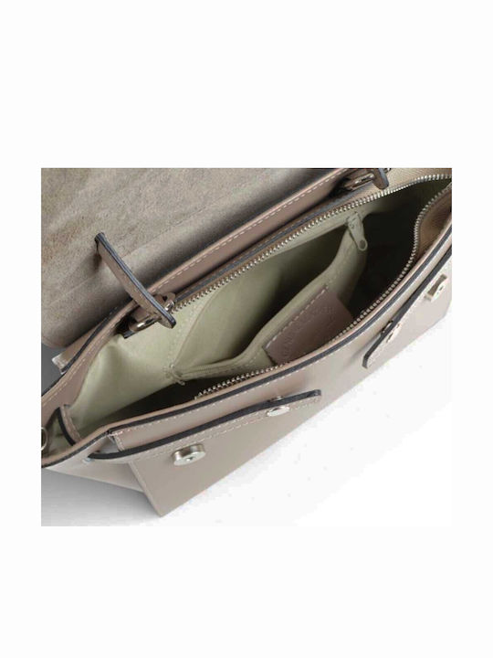 Damentasche Aus Leder Handtasche Silber