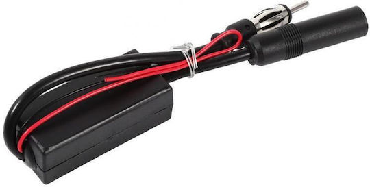 Amplificator Semnal Radio Fm Am Zola Universal 12v Cablu 15 Cm 21 X 45 X 37 Mm Negru