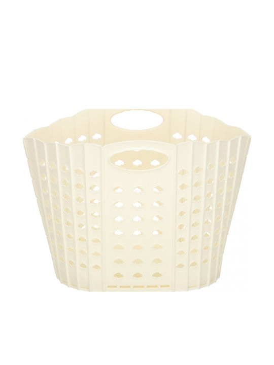 ikonka Coș De Rufe Plastic Pliabil 42x24x29cm Bej