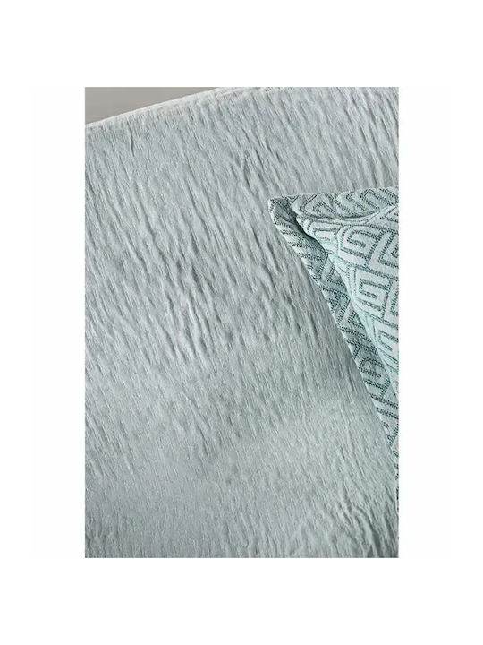 Guy Laroche Moreno Viersitzer-Sofa Überwurf Chenille 180x350cm Türkis Herstellerfarbe