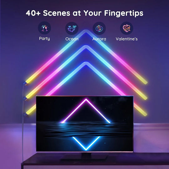 Govee Glide Wall Light 4+1 WiFi Lustră Decorativă Baruri 5buc