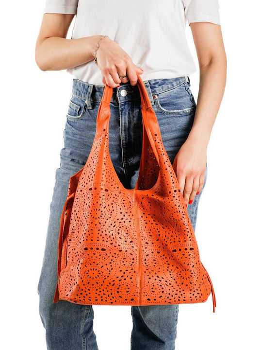 Women's Shoulder Shopper Bag Tabac Brown