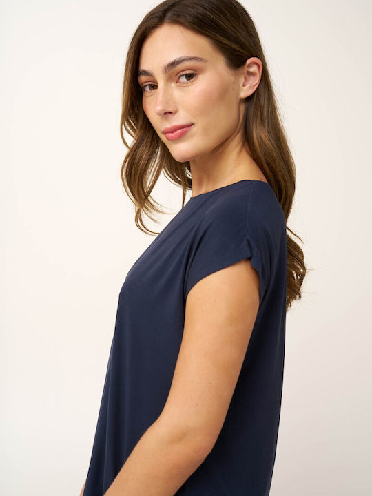 Vamp Summer Women's Pyjama Set Blue Blazer