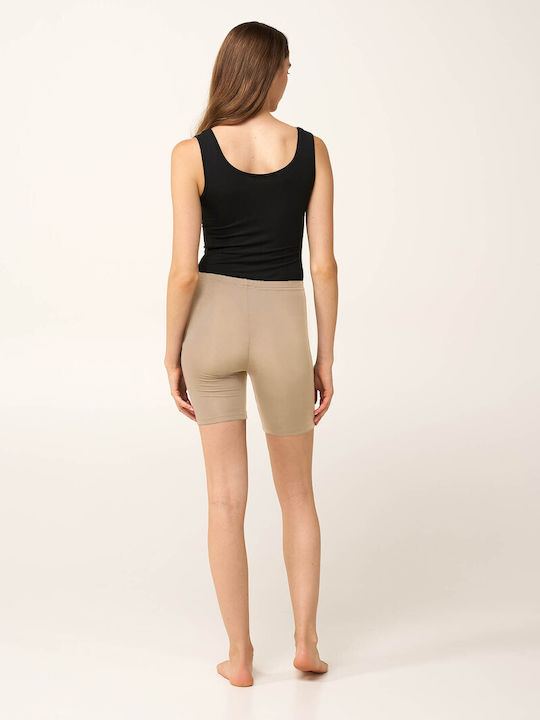 Vamp Καλοκαιρινό Γυναικείο Σορτς Πιτζάμας Beige Taupe Vamp Καλοκαιρινό Γυναικείο Σορτς Πιτζάμας Beige Taupe