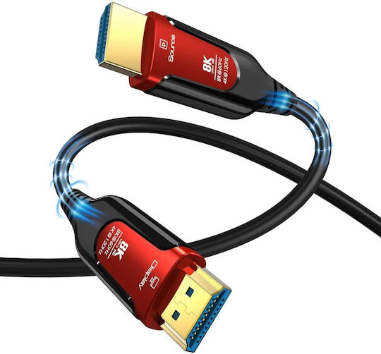 PremiumCord HDMI 2.1 Ultra High Speed 48Gbps 4K 120Hz HDR VRR Cable HDMI Male - HDMI Male 7m Black