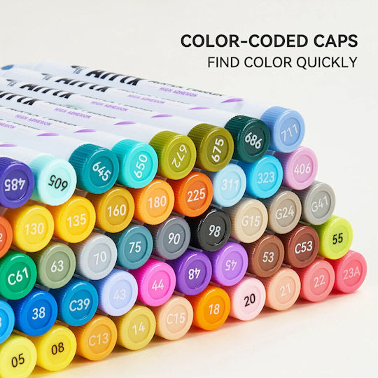 Arrtx Drawing Markers Set 60 Colours