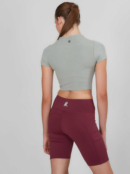 Women's Crop T-shirt Green
