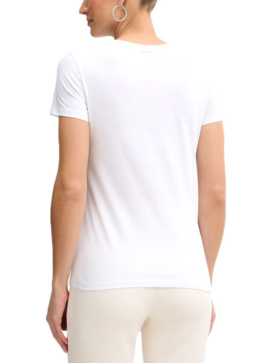 Armani Exchange T-Shirt Κιτρινο- Λευκο