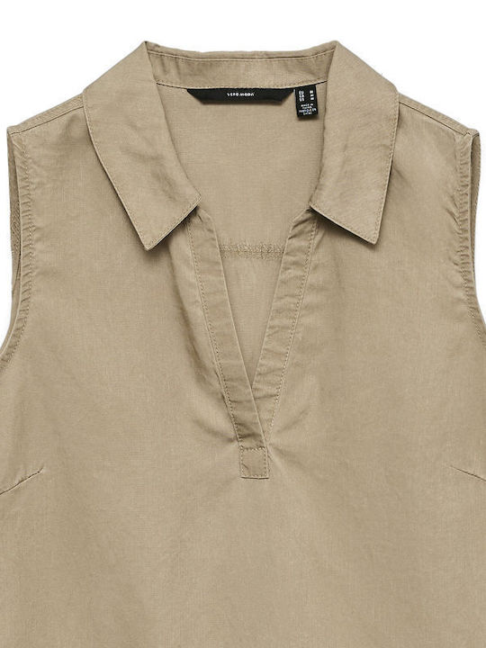 Vero Moda Μπλούζα Μπεζ