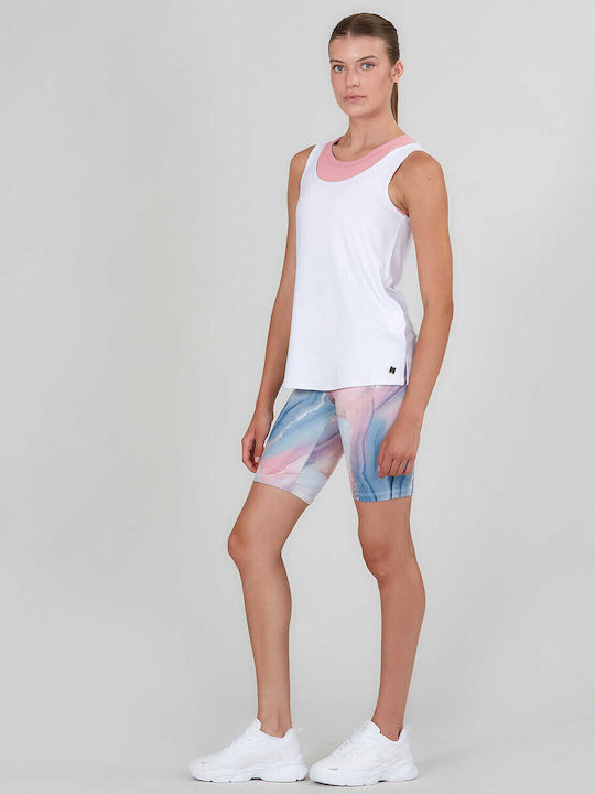 Women's Sleeveless White Blouse