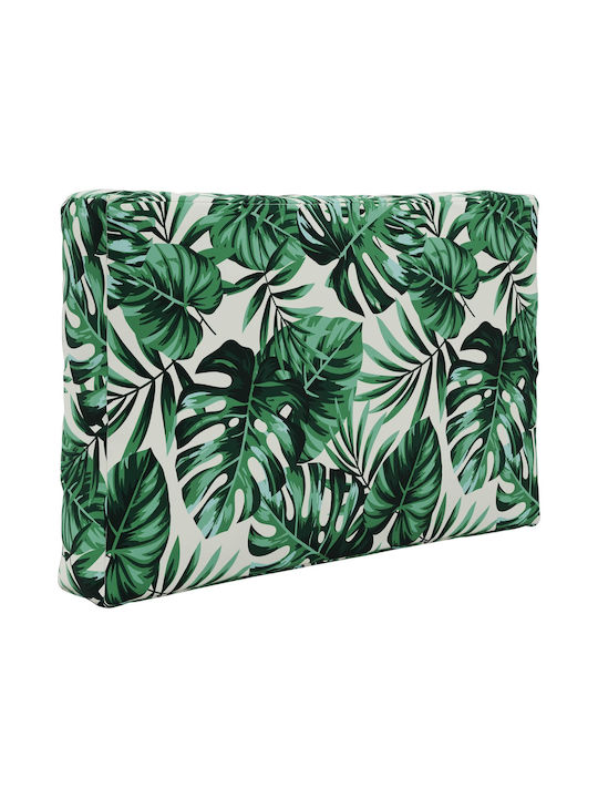 vidaXL Garden Chair Cushion with Backrest Green 3 Pieces 60x60cm