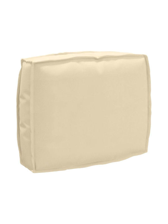 vidaXL Waterproof Bench Cushion for Pallet with Backrest Beige 2 Pieces 50x52cm Various Colors