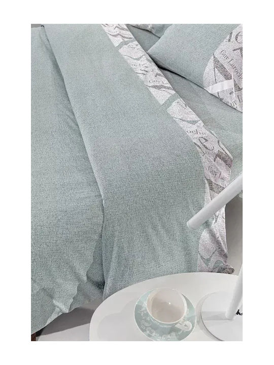 Guy Laroche Passport Super-Double Bed Sheets Set With Fitted Sheet 170x200+32cm 4 Pieces