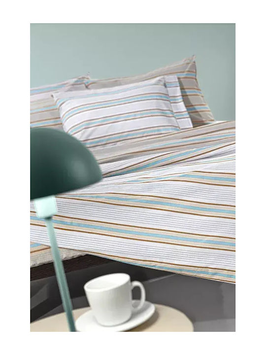 Guy Laroche Pinstripe Bettlaken King Size 270x265cm 4 Stück