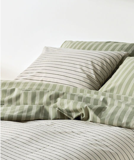 Kentia Arlo Module Semi Dublu 3 Bucăți 120x200+35 cm cu Hugger din Cauciuc Verde