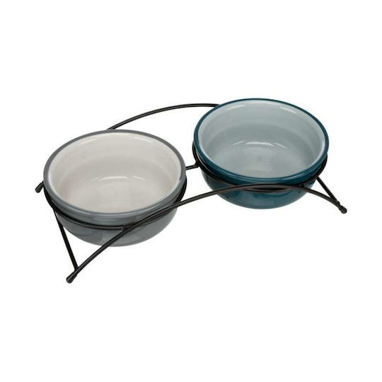 Trixie Ceramic Food and Water Bowl for Dog and Cat 600ml 15cm 2 Pieces