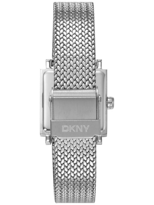 DKNY Womens Watch Battery with Silver Metal Bracelet