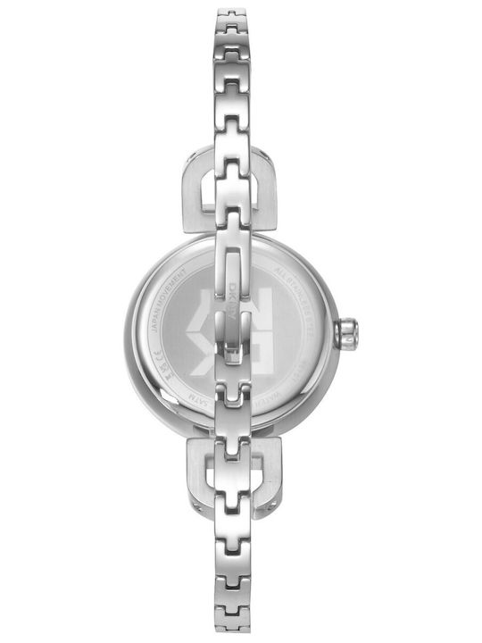 DKNY Womens Watch Battery with Silver Metal Bracelet