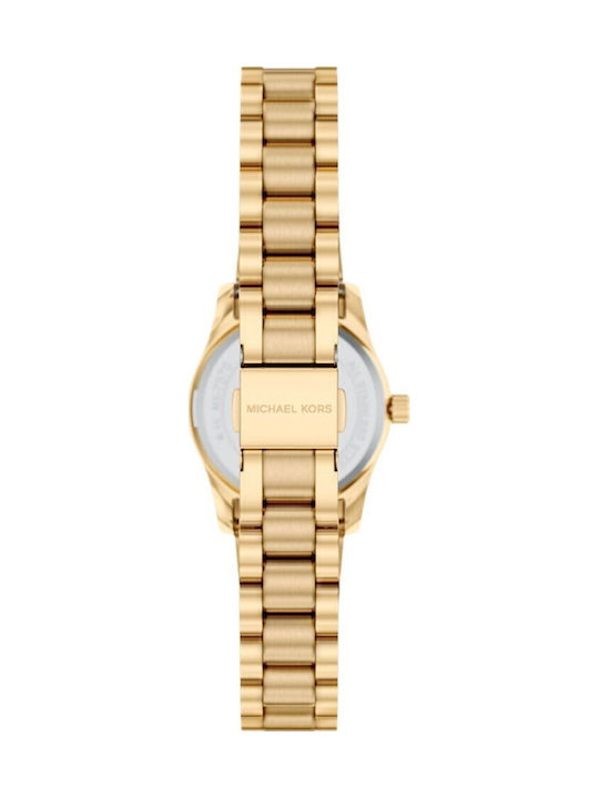 Michael Kors Lexington Γυναικείο Ρολόι 26mm Μπαταρίας με Χρυσό Μεταλλικό Μπρασελέ