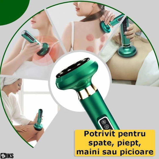 Instrument de Masaj pentru Spate și Corp Anticelulitic cu Căldură Infraroșie Verde