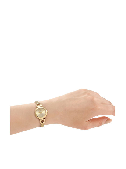 DKNY Women's Watch 26mm Battery with Gold Metal Bracelet