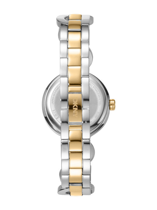 DKNY Womens Watch 28mm Battery With Gold Stainless Steel Bracelet