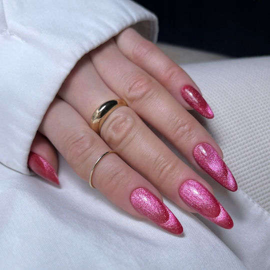 Semilac Ημιμόνιμο Βερνίκι Νυχιών 795 Magnetic Raspberry Cat Eye 7ml