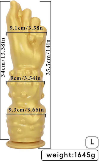 Kinksters Dildo Anal Mare Auriu
