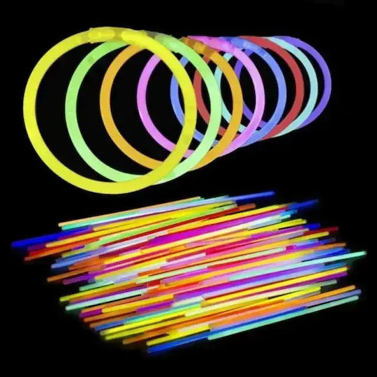 Glow Sticks – Phosphorescent Party Rods 100 Pieces Connectors