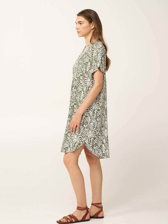 Summer Mini Dress Green Ivy