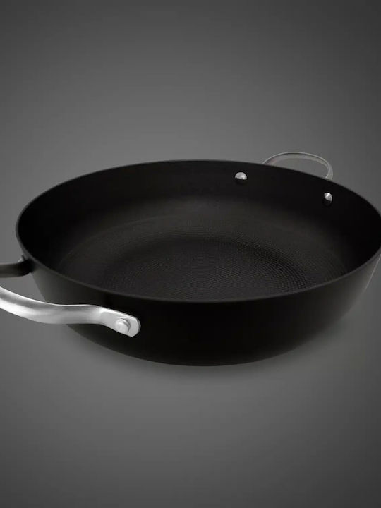Tigaie Fagure Din Fontă Cu Capac Cu Acoperire Antiaderentă 30cm