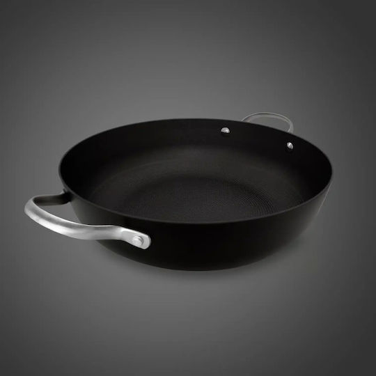 Cast Iron Pan from Cast Iron with Lid with Non-Stick Interior Coating 30cm