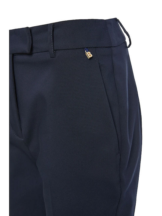 Damenhose in Regulärer Passform Blau Marine