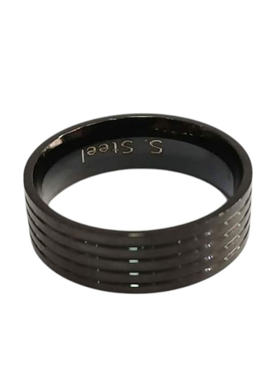Kalliopi Silver Herren Stahlring von Kalliopi Silver