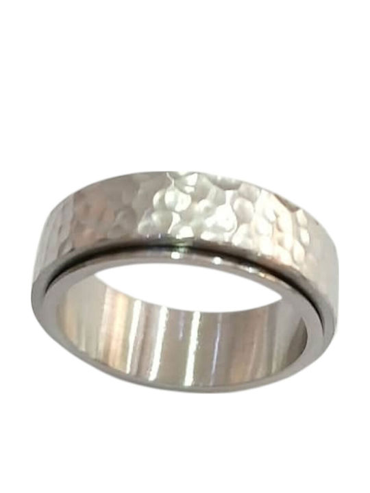 Kalliopi Silver Herren Stahlring