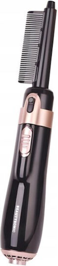 Uscător De Păr 4 În 1 Zola Uscare Îndreptare Ondulare Coafare Păr 550w 220v 4 Capete Interșanjabile 2 Trepte De Viteză Încălzire Rapidă Mâner Ergonomic 25 X 5 X 5 Cm Negru