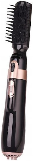 Uscător De Păr 4 În 1 Zola Uscare Îndreptare Ondulare Coafare Păr 550w 220v 4 Capete Interșanjabile 2 Trepte De Viteză Încălzire Rapidă Mâner Ergonomic 25 X 5 X 5 Cm Negru