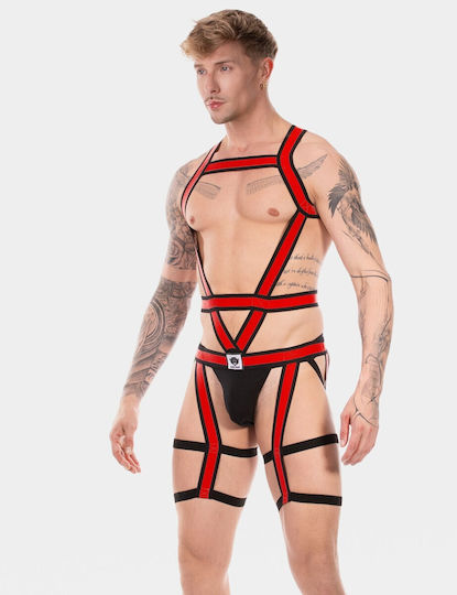 Barcode Berlin Ανδρικό Harness Κόκκινο