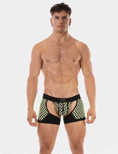 Barcode Berlin Ανδρικό Sexy Boxer Κίτρινο